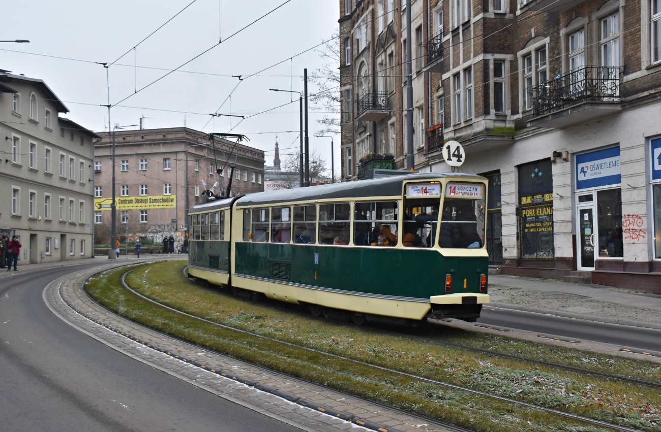 Познань, Konstal 102N № 1; Познань — 145 лет общественному транспорту в Познани