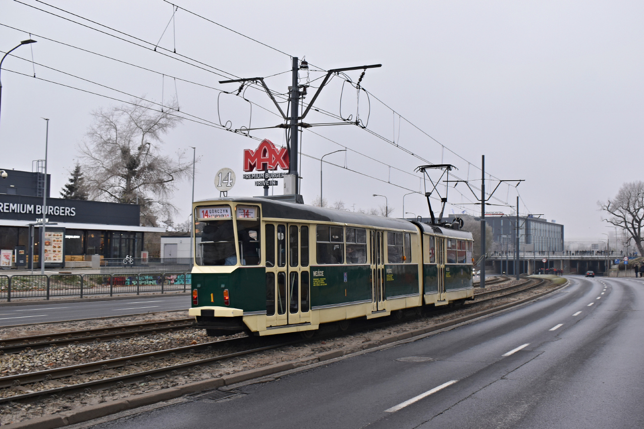 Poznań, Konstal 102N — 1; Poznań — 145 anniversary of public transport in Poznań
