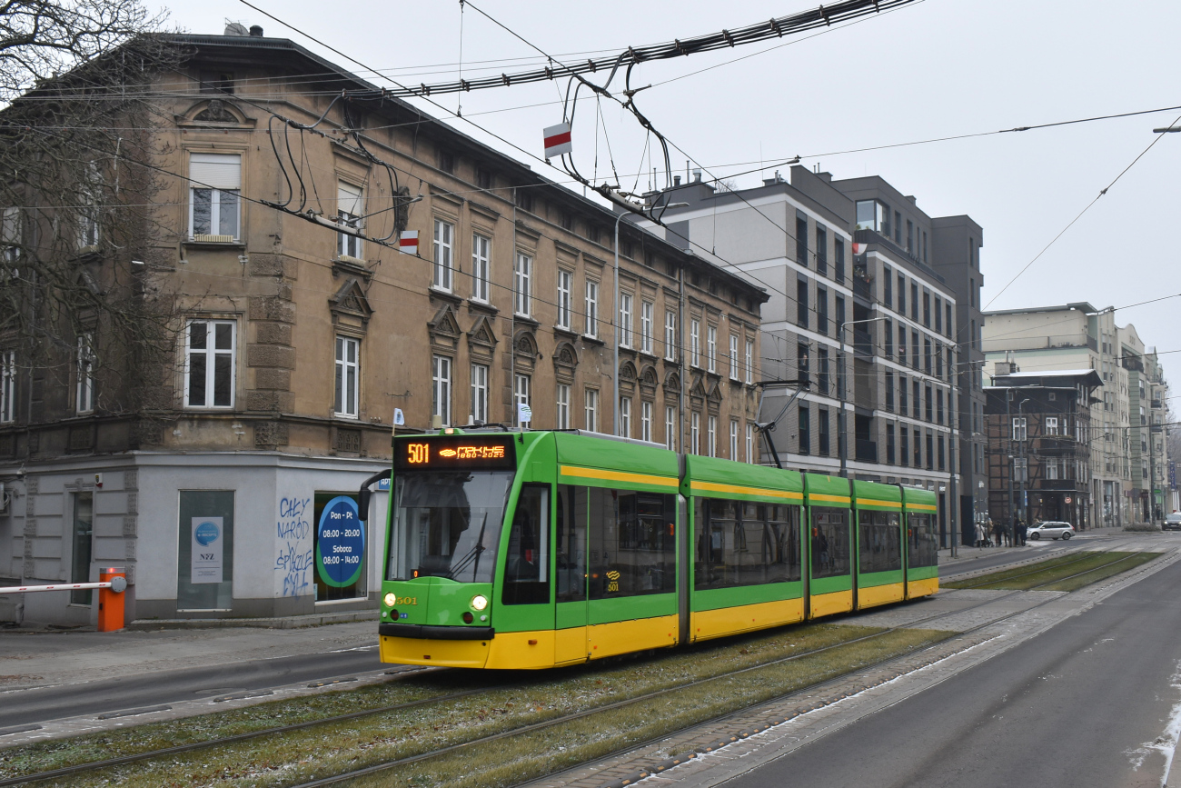 Познань, Siemens Combino № 501; Познань — 145 лет общественному транспорту в Познани