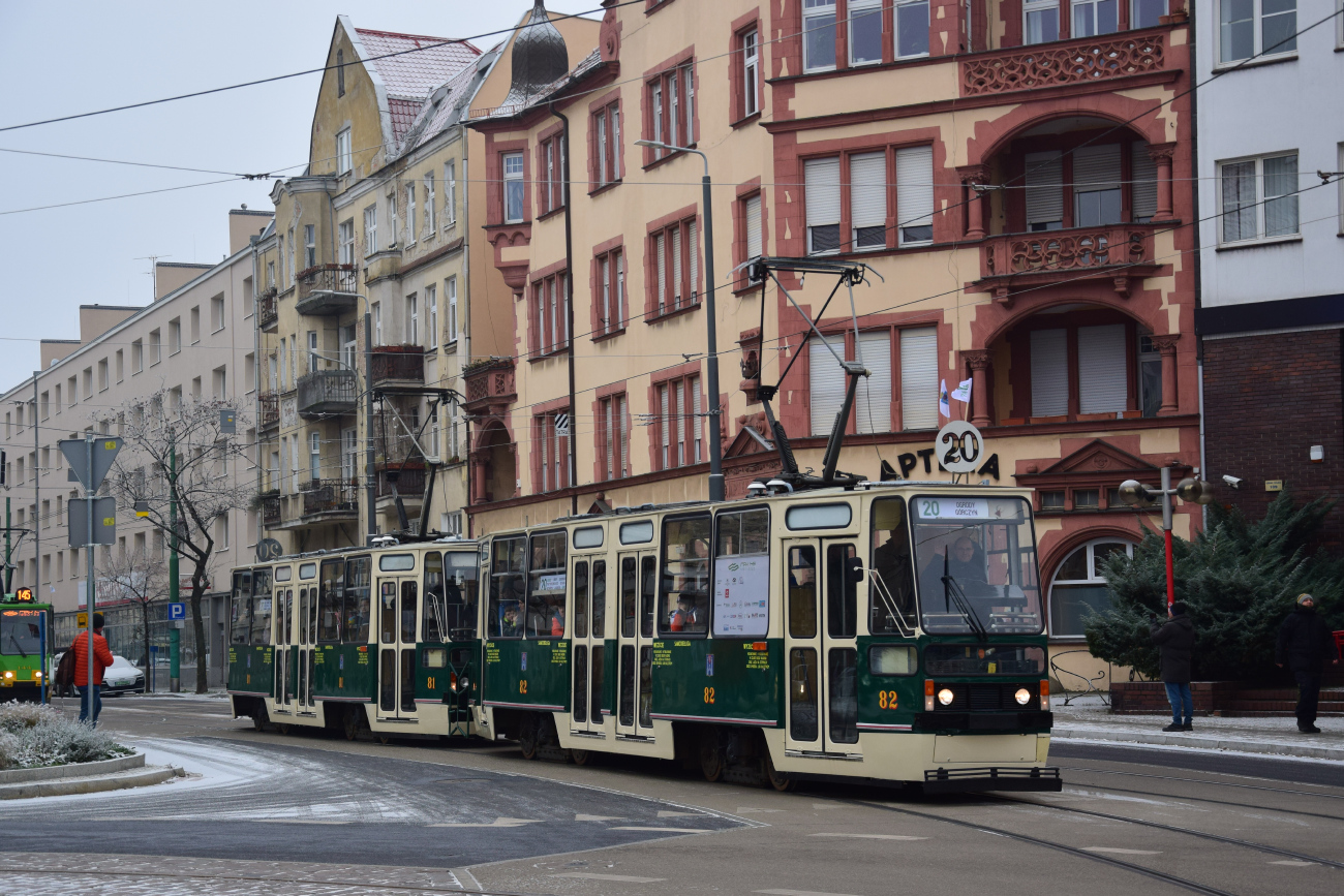 Poznań, Konstal 105N Nr 82; Poznań — 145 lat komunikacji miejskiej w Poznaniu