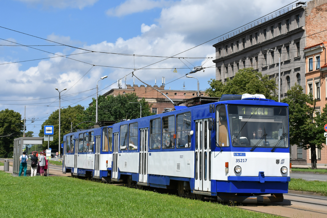 Рига, Tatra T3MR (T6B5-R) № 35217
