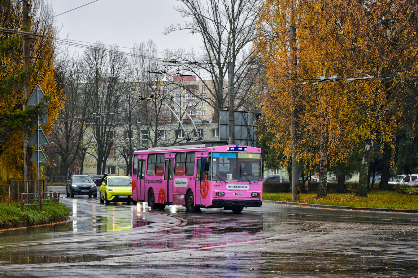 Тернополь, Škoda 14Tr10/6 № 141