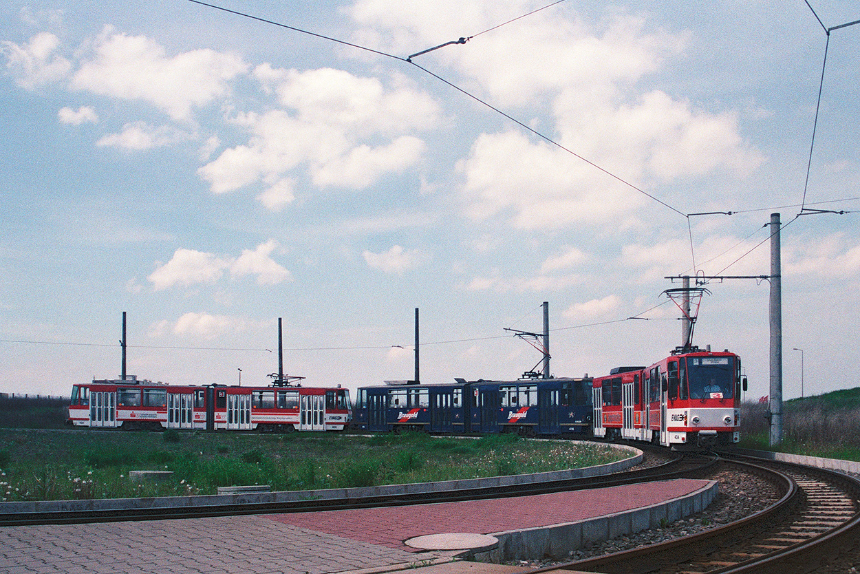 Эрфурт, Tatra KT4D-Z № 434; Эрфурт — Старые фотографии; Эрфурт — Тройники Tatra KT4D+KT4D+KT4D