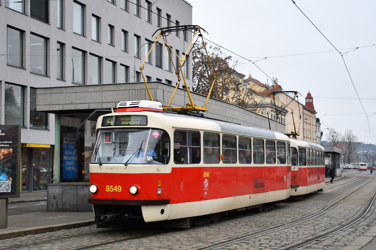 Прага, Tatra T3R.P № 8549