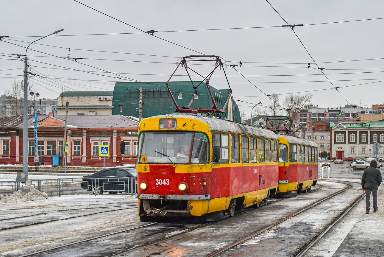 Барнаул, Tatra T3SU № 3043