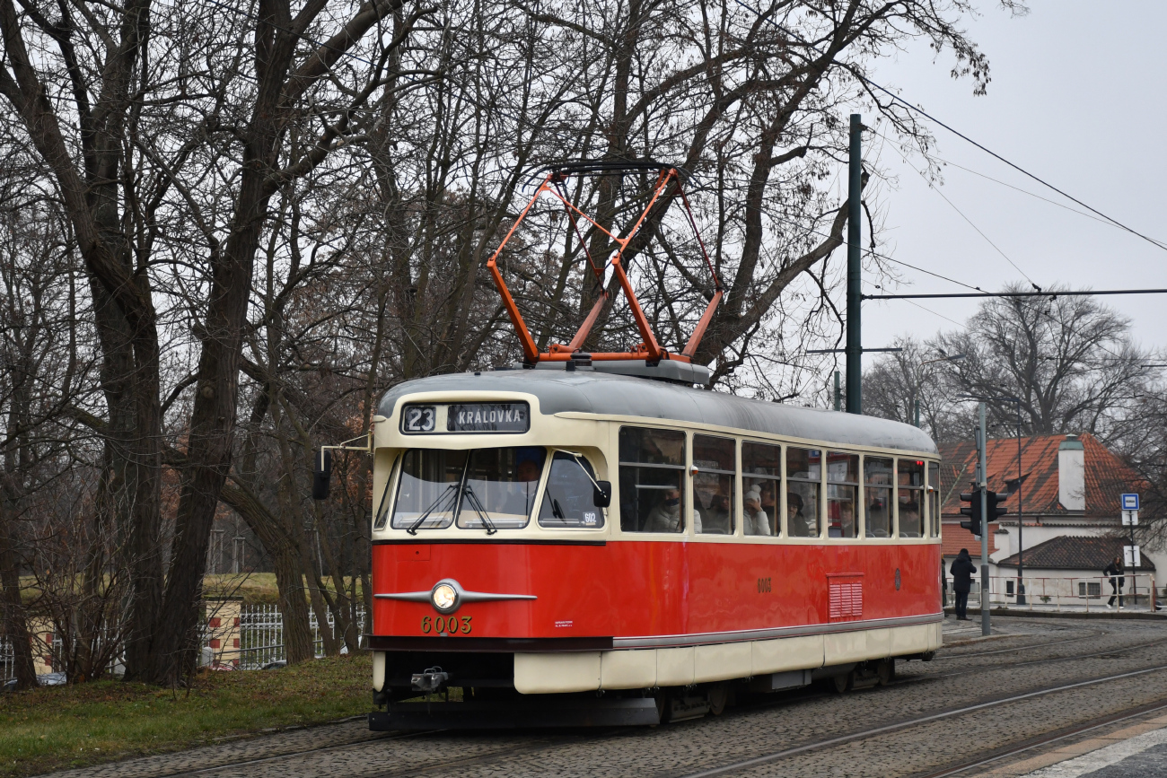 Prague, Tatra T2R N°. 6003