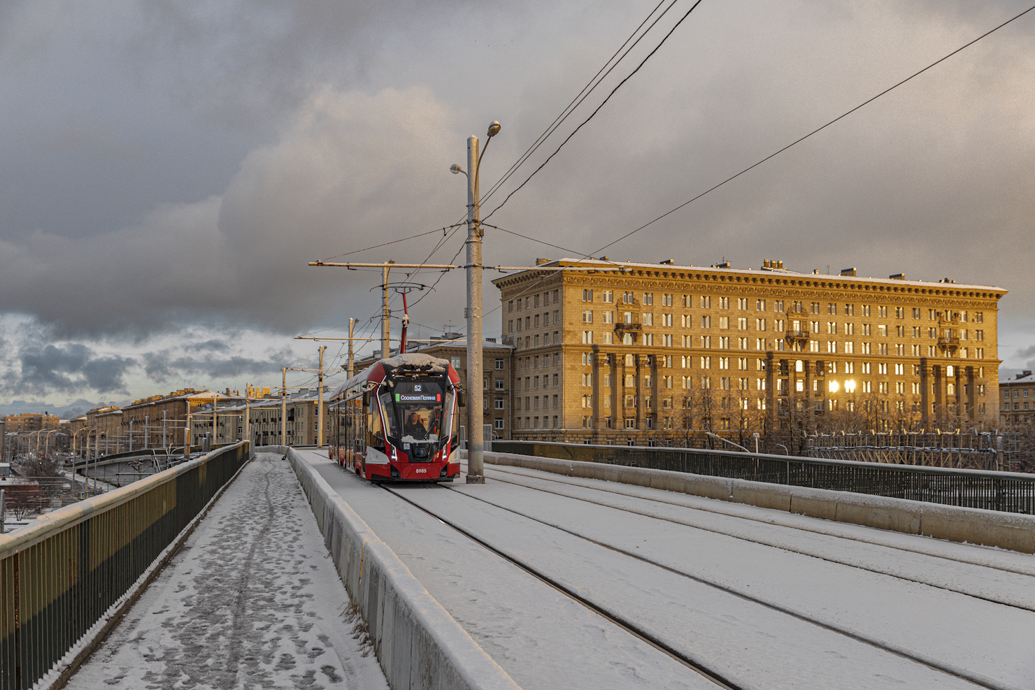 Санкт-Петербург, 71-931М «Витязь-М» № 8985; Санкт-Петербург — Трамвайные линии и инфраструктура