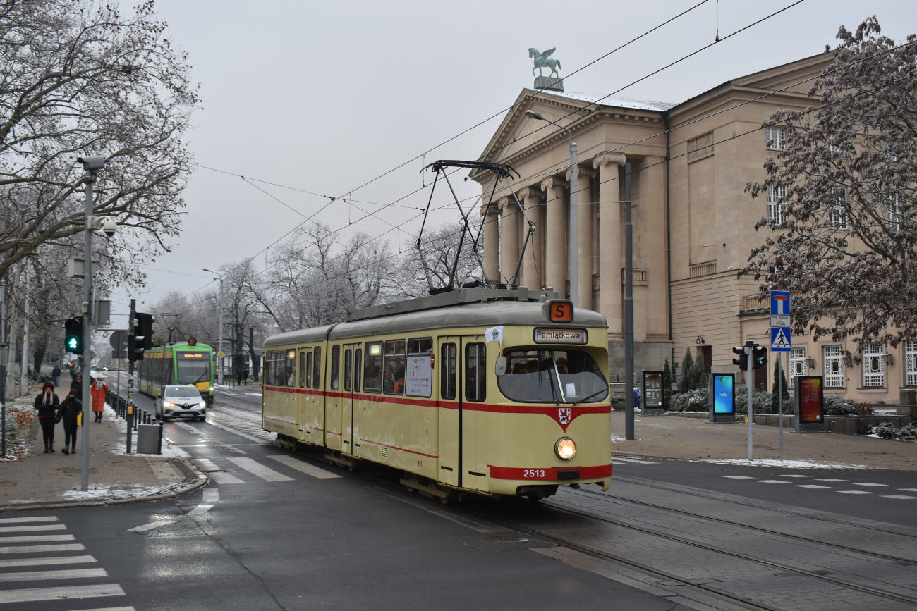 Познань, Duewag GT6 № 2513; Познань — 145 лет общественному транспорту в Познани