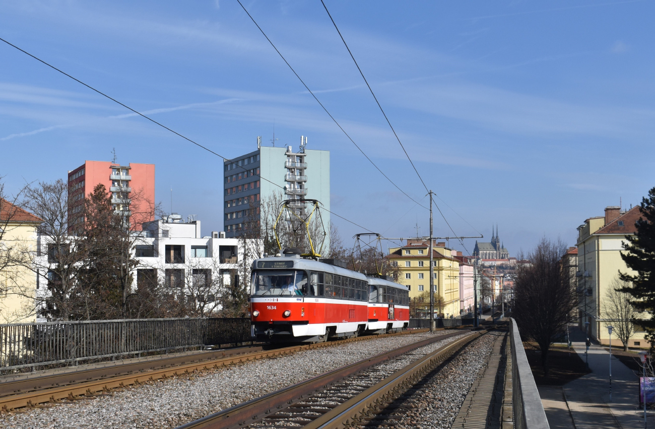 Брно, Tatra T3G № 1634