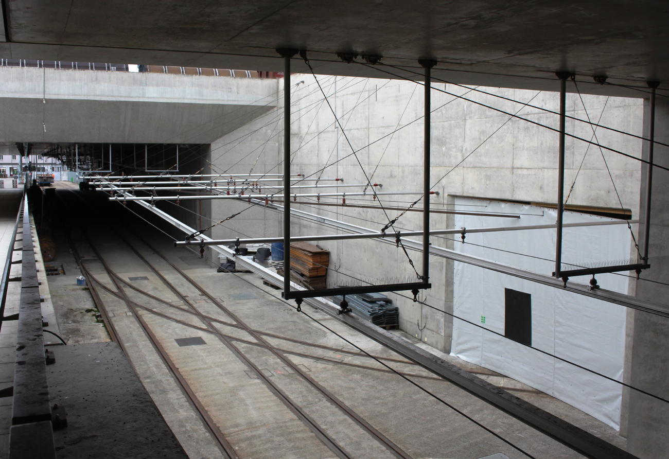 Augsburg — Building and reconstruction of tram lines; Augsburg — Project "Augsburg Mobility Hub"