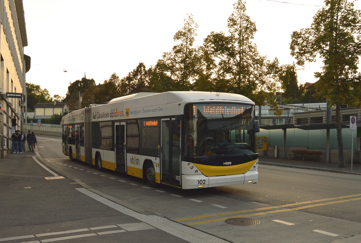 Шаффхаузен, Hess SwissTrolley 3 (BGT-N2C) № 102