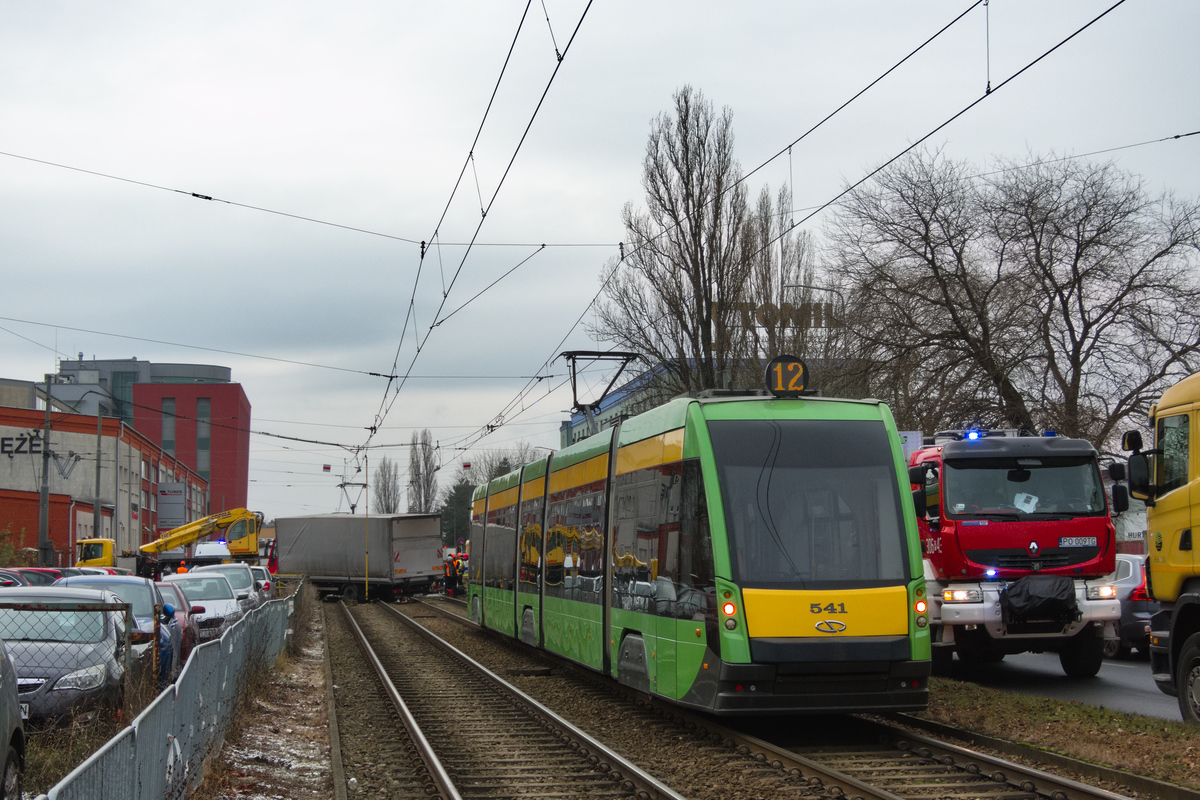 Познань, Solaris Tramino S105p № 541; Познань — Происшествия