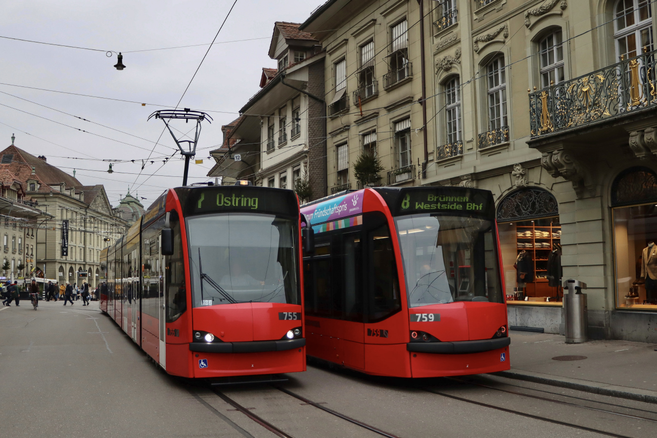 Берн, Siemens Combino Advanced № 755; Берн, Siemens Combino Advanced № 759