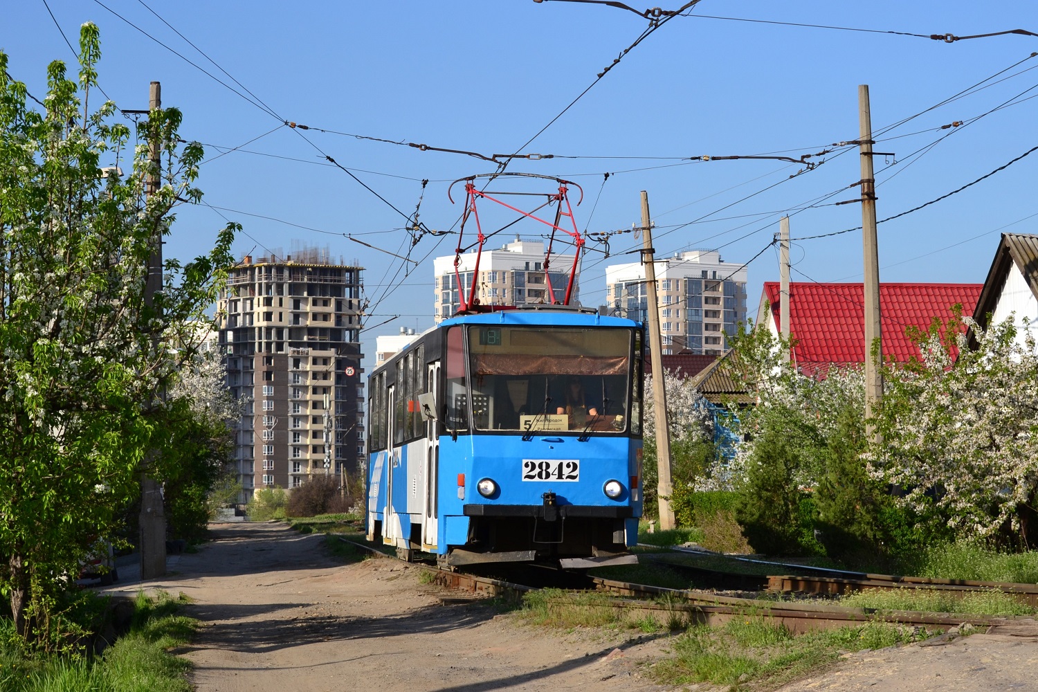 Волгоград, Tatra T6B5SU № 2842