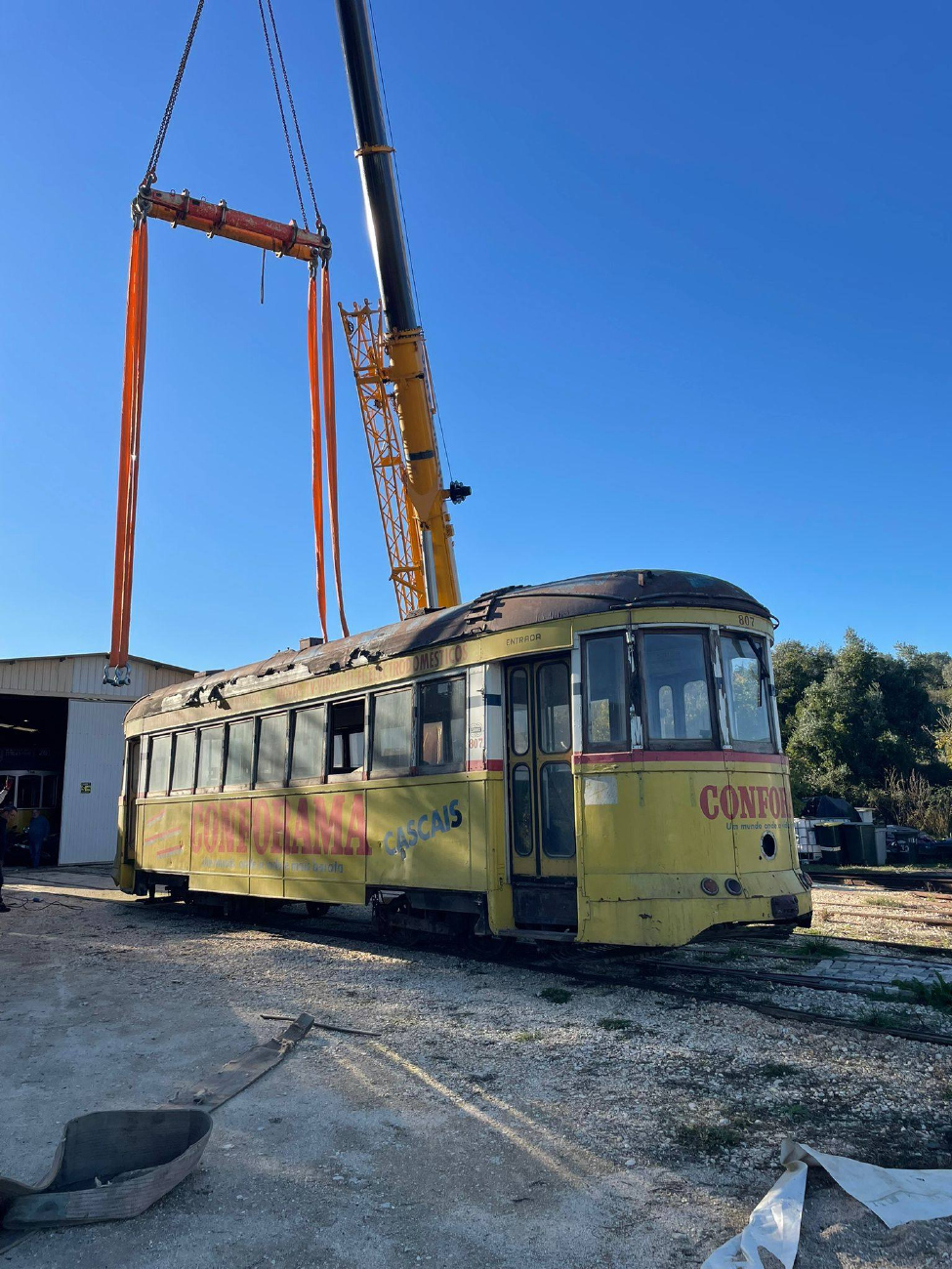 Лиссабонская агломерация, Carris 4-axle motorcar (Standard) № 807; Лиссабонская агломерация — Трамваи: Реставрации (Коллекция Паулу Маркеша)