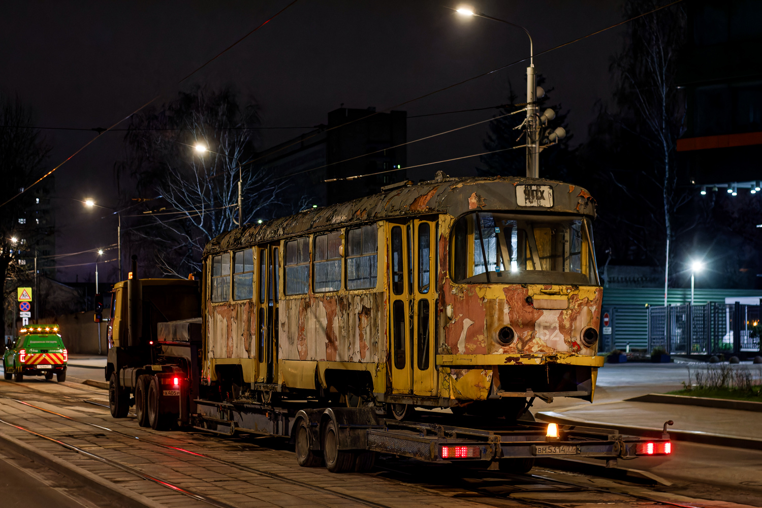 Москва, Tatra T3SU № 0520