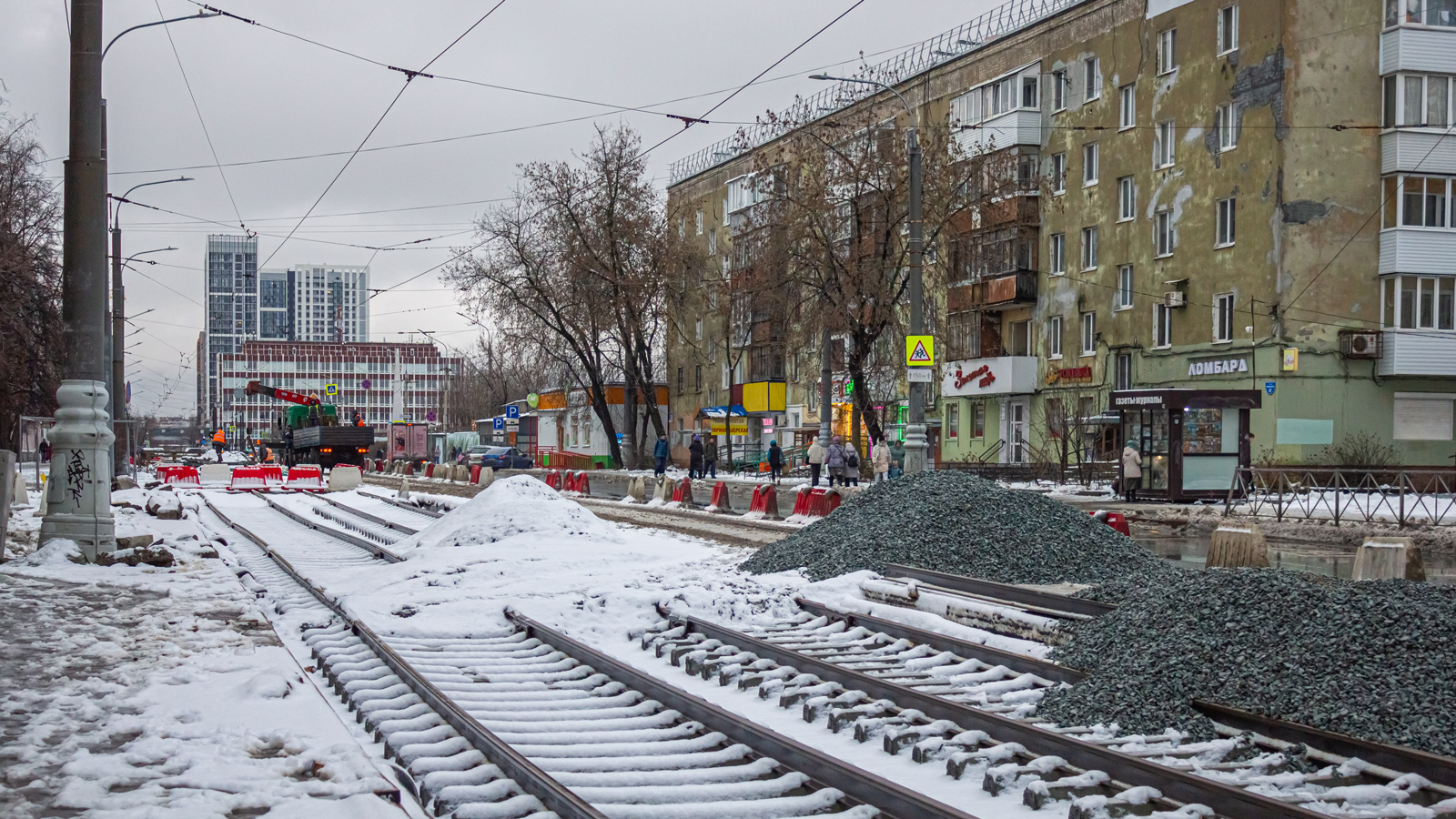 Пермь — Строительство и ремонты; Пермь — Трамвайные линии и инфраструктура