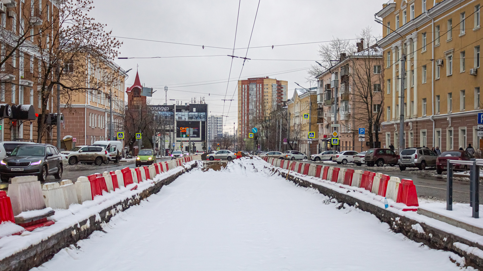 Пермь — Строительство и ремонты; Пермь — Трамвайные линии и инфраструктура