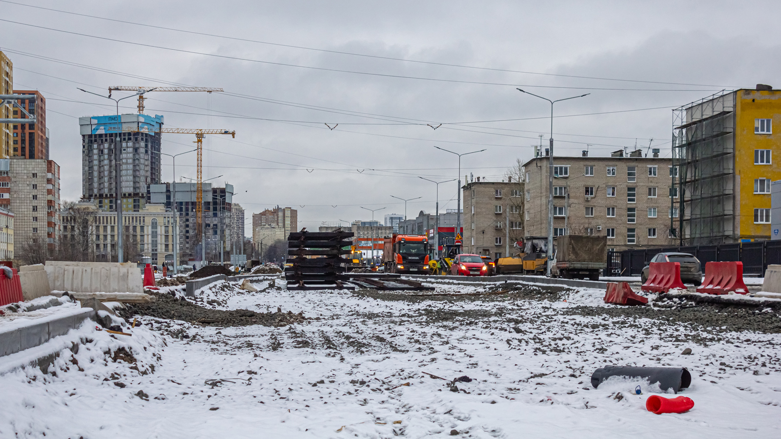 Пермь — Строительство и ремонты; Пермь — Трамвайные линии и инфраструктура