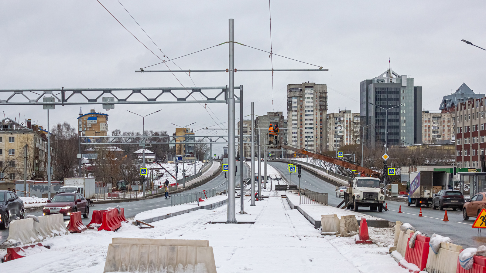 Пермь — Строительство и ремонты; Пермь — Трамвайные линии и инфраструктура
