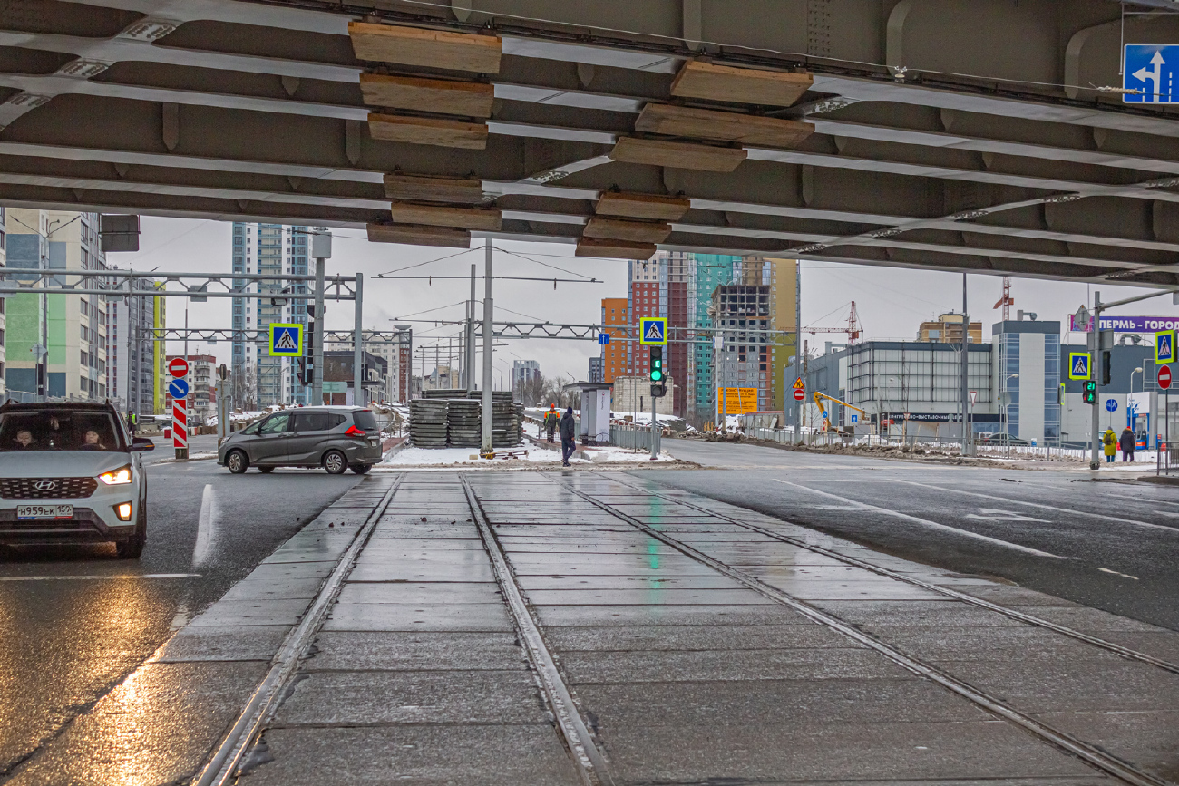 Пермь — Строительство и ремонты; Пермь — Трамвайные линии и инфраструктура