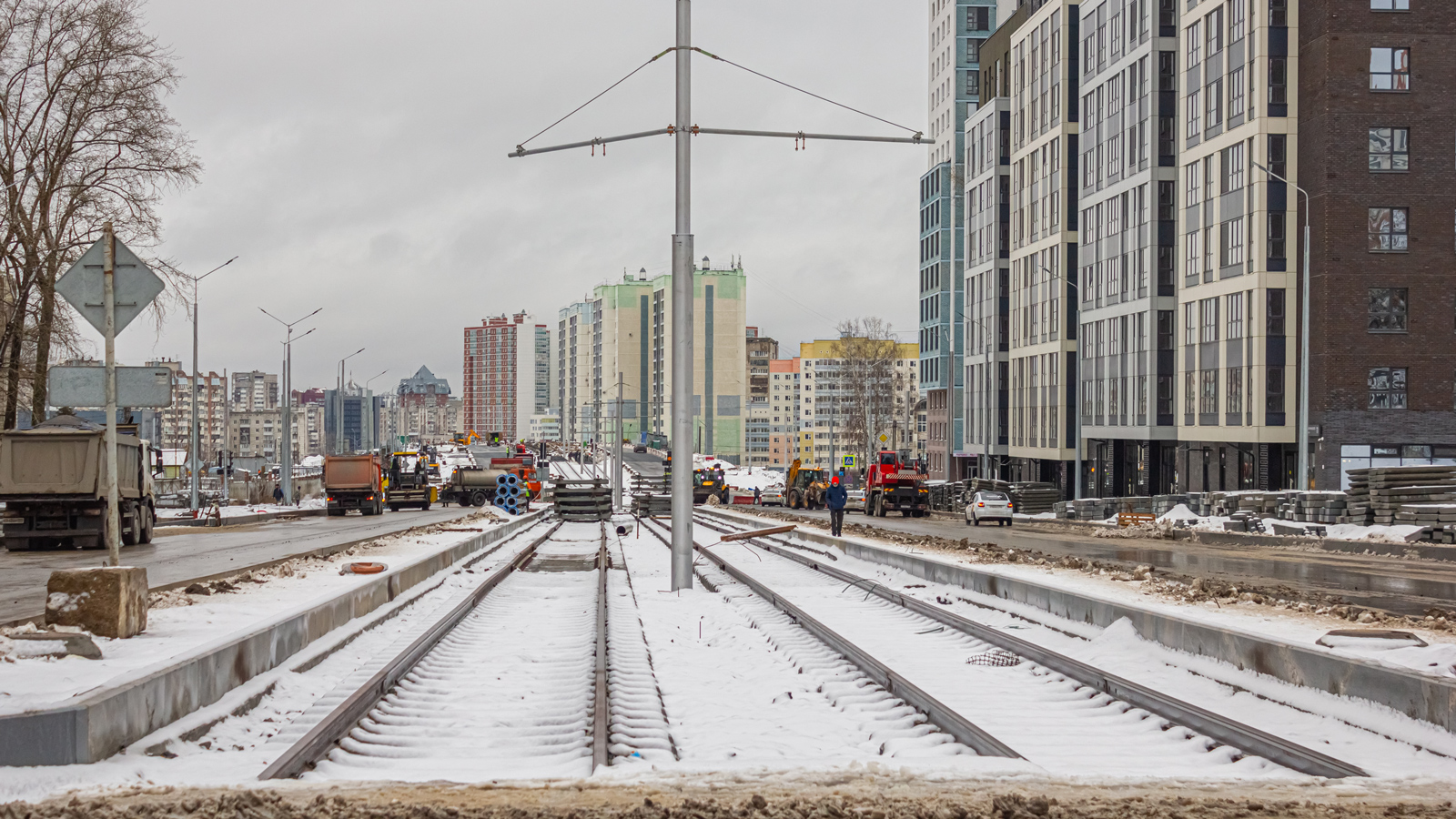 Пермь — Строительство и ремонты; Пермь — Трамвайные линии и инфраструктура