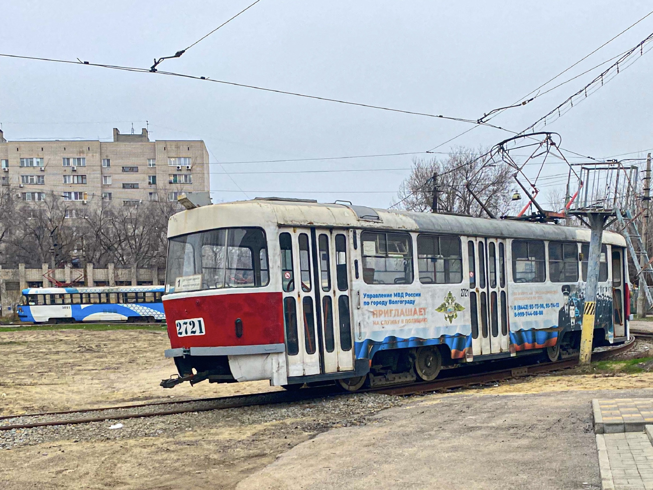 Волгоград, Tatra T3SU № 2721