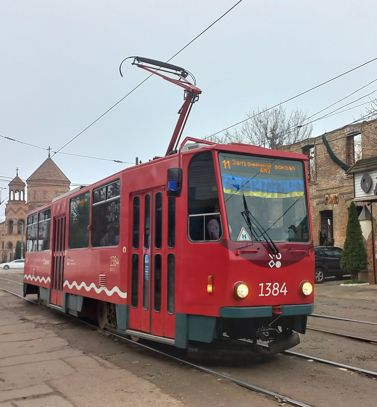 Днепр, Tatra T6A5 № 1384