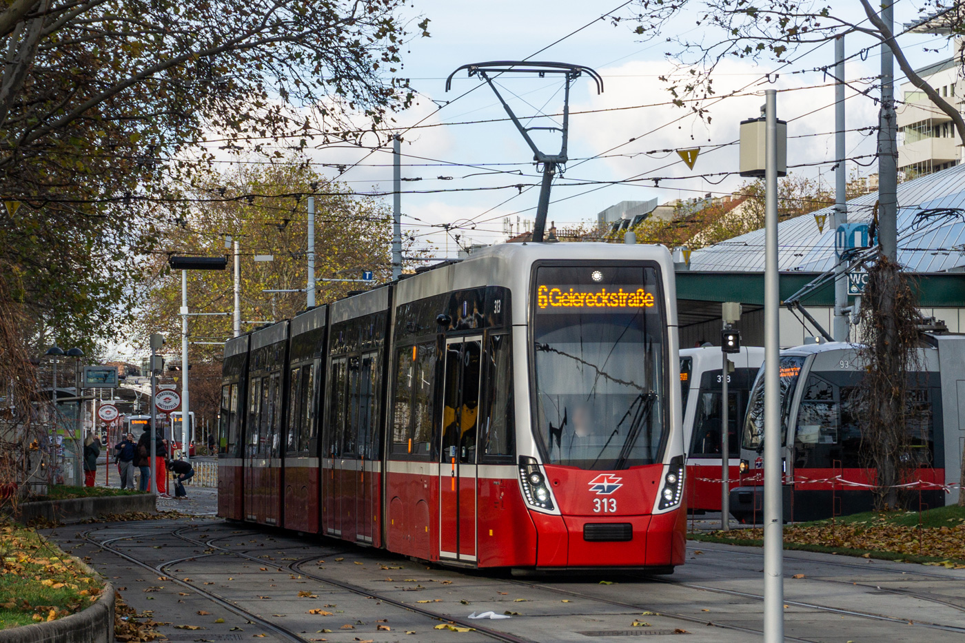Вена, Bombardier Flexity Wien (Type D) № 313