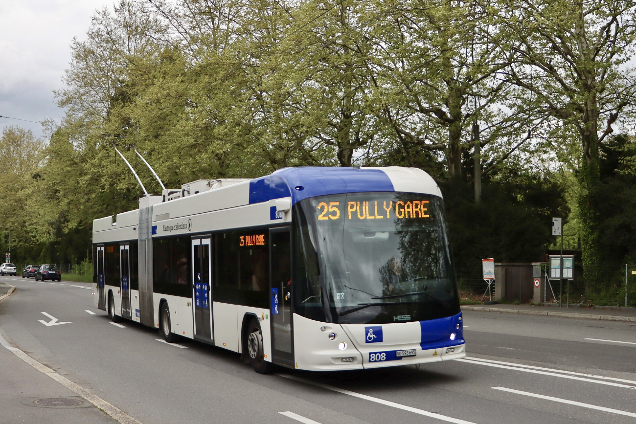 Lausanne, Hess lighTram 19 DC № 808