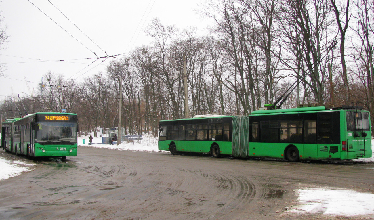 Харьков, ЛАЗ E301D1 № 3225; Харьков, ЛАЗ E301D1 № 3204