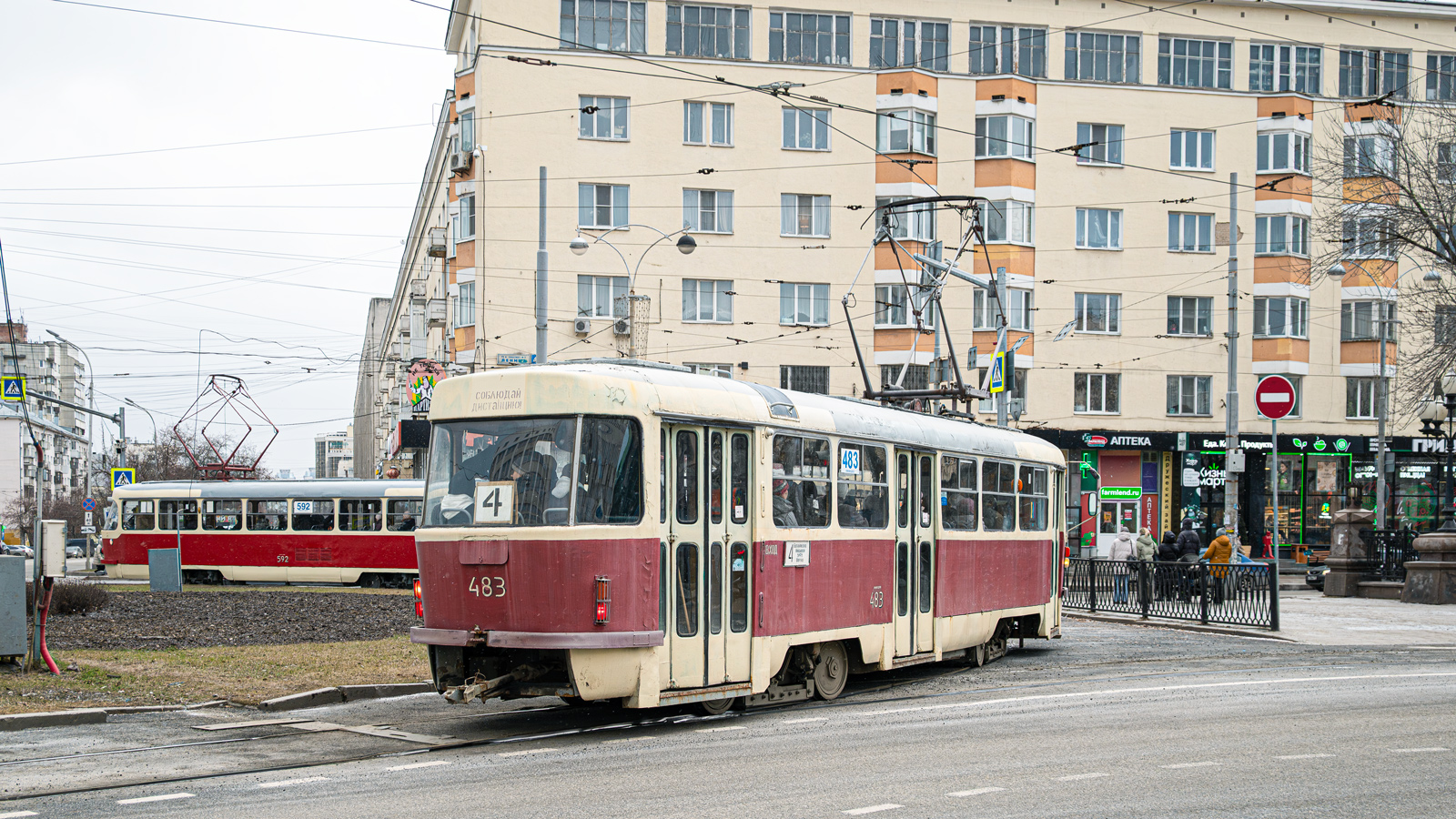 Yekaterinburg, Tatra T3SU (2-door) Br. 483