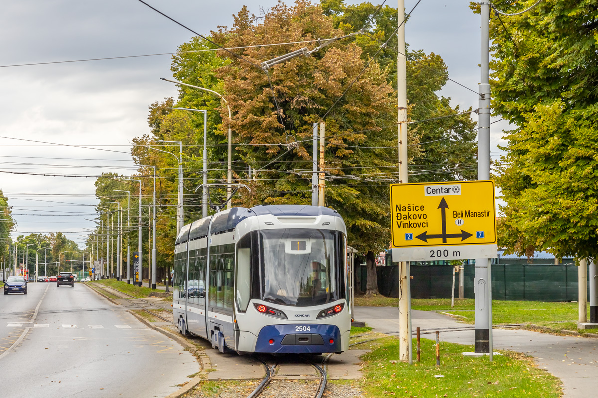 Осиек, Končar TMK 2500 № 2504