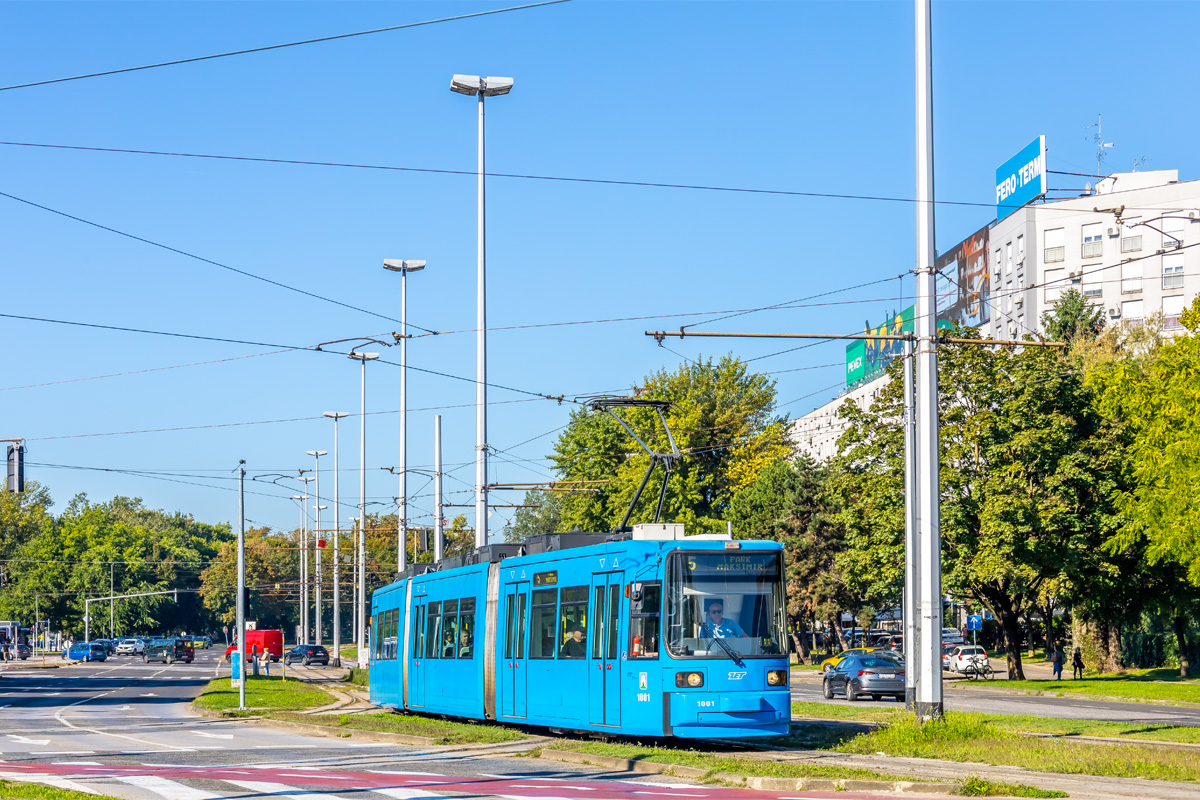 Загреб, Adtranz GT6M № 1001