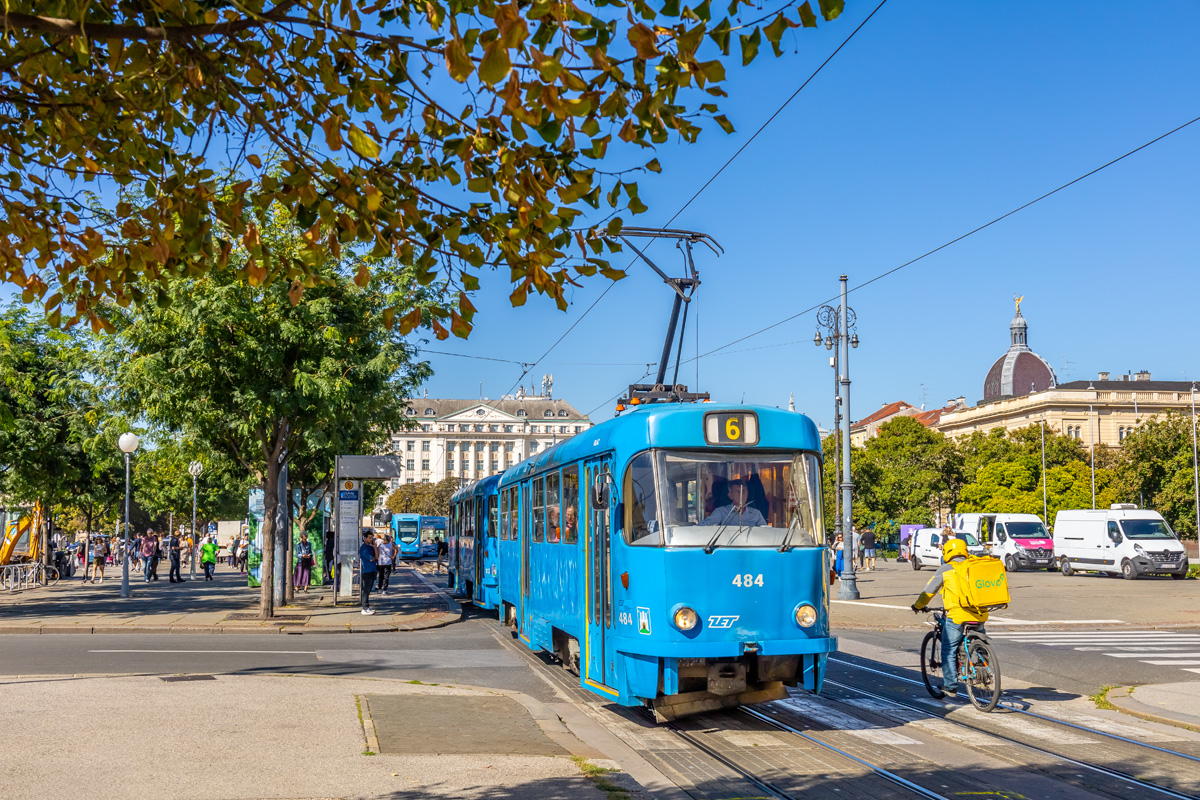 Загреб, Tatra T4YU № 484