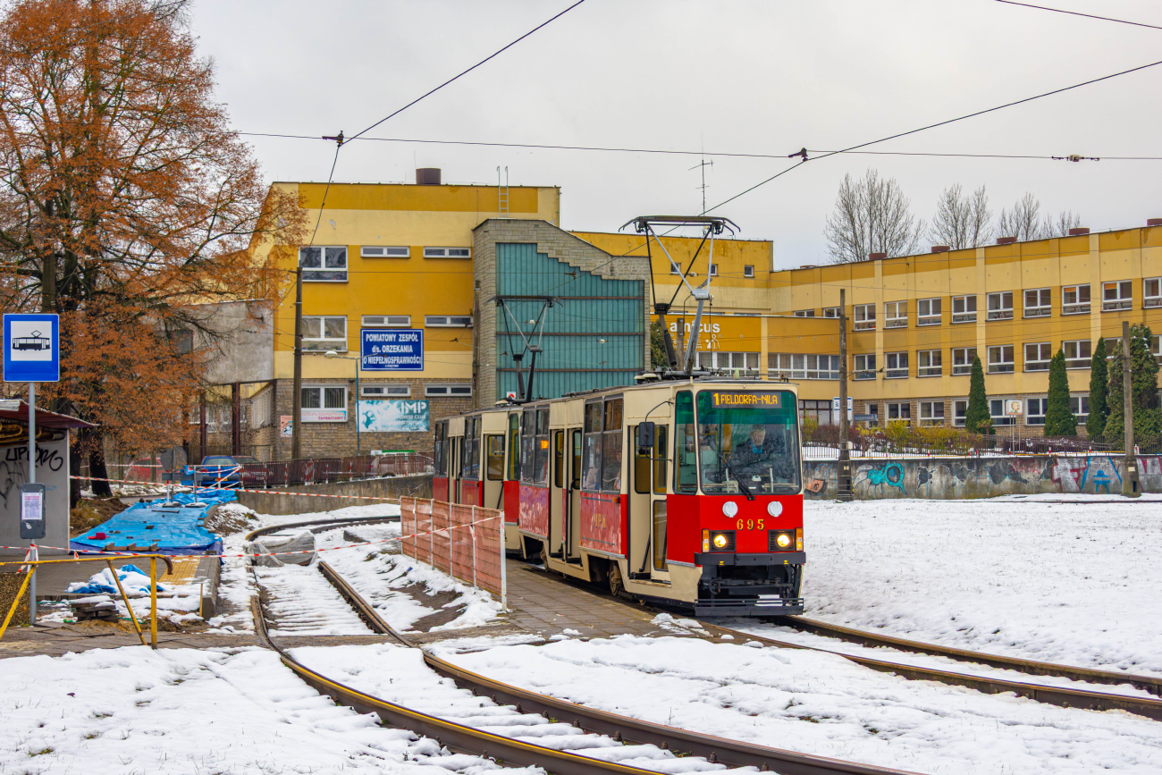 Ченстохова, Konstal 105Na № 695