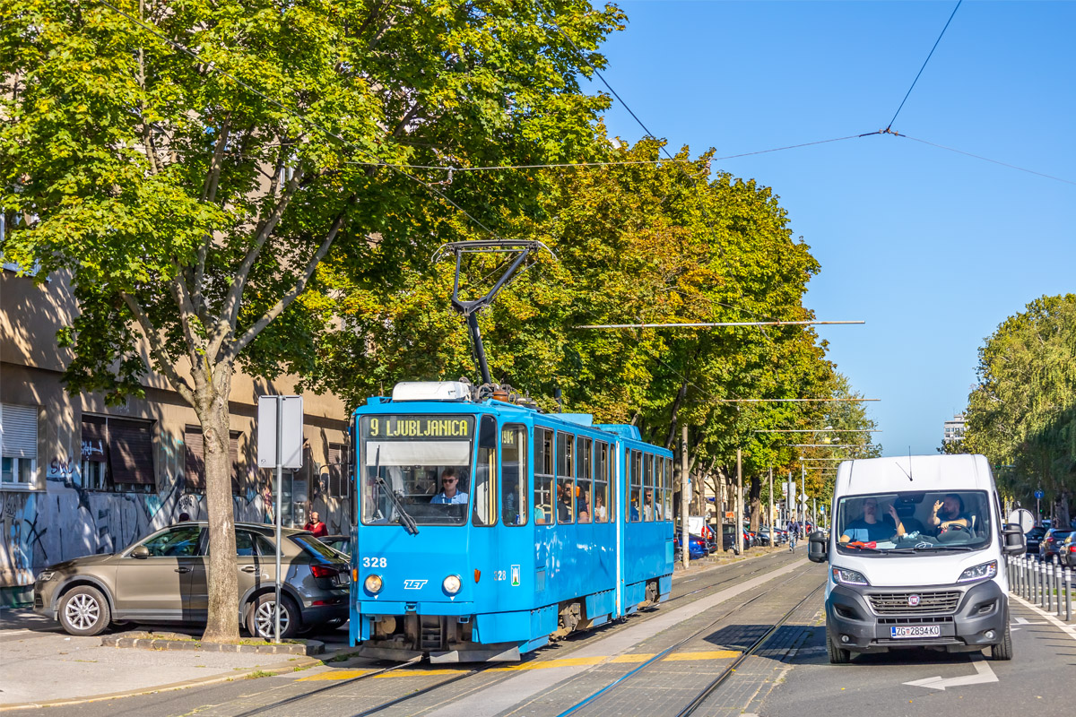 Загреб, Tatra KT4YU № 328