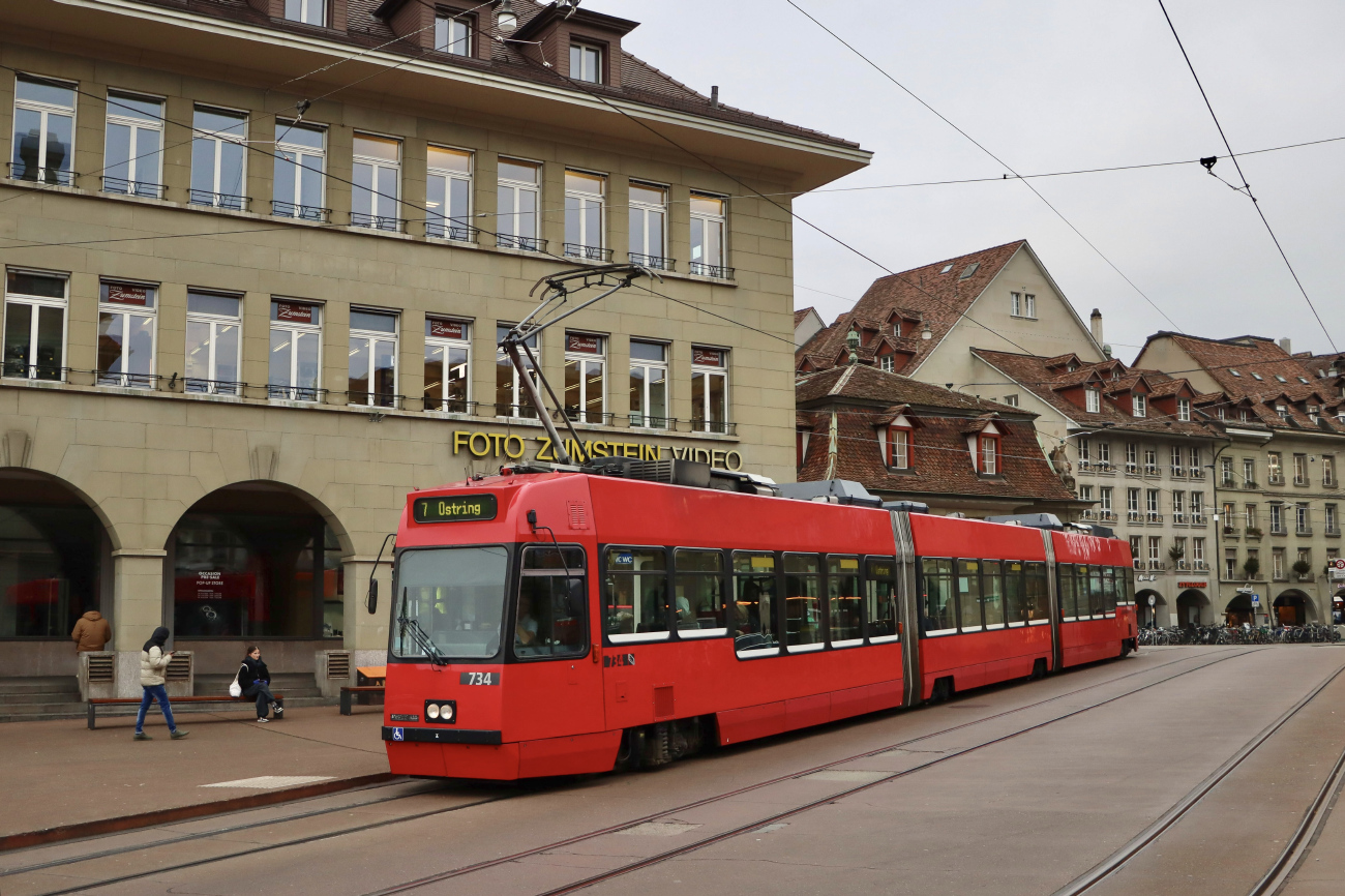 Берн, ACMV/ABB/Duewag Be 4/8 № 734