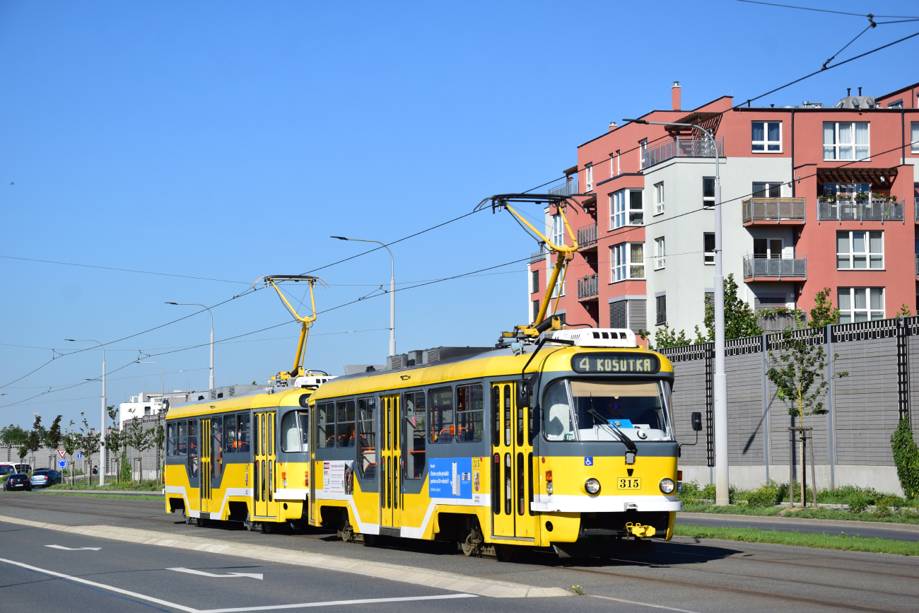 Пльзень, Tatra T3R.PLF № 315