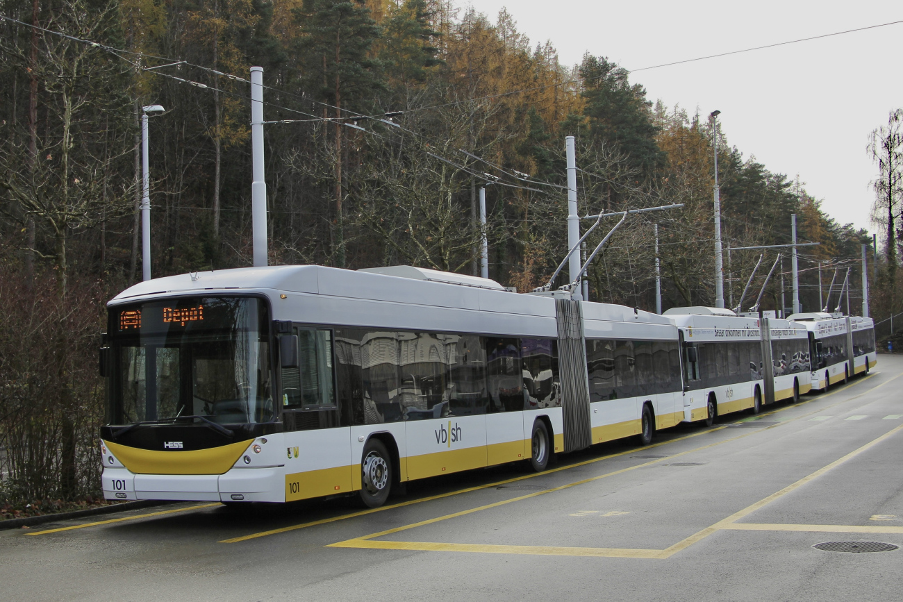 Шаффхаузен, Hess SwissTrolley 3 (BGT-N2C) № 101