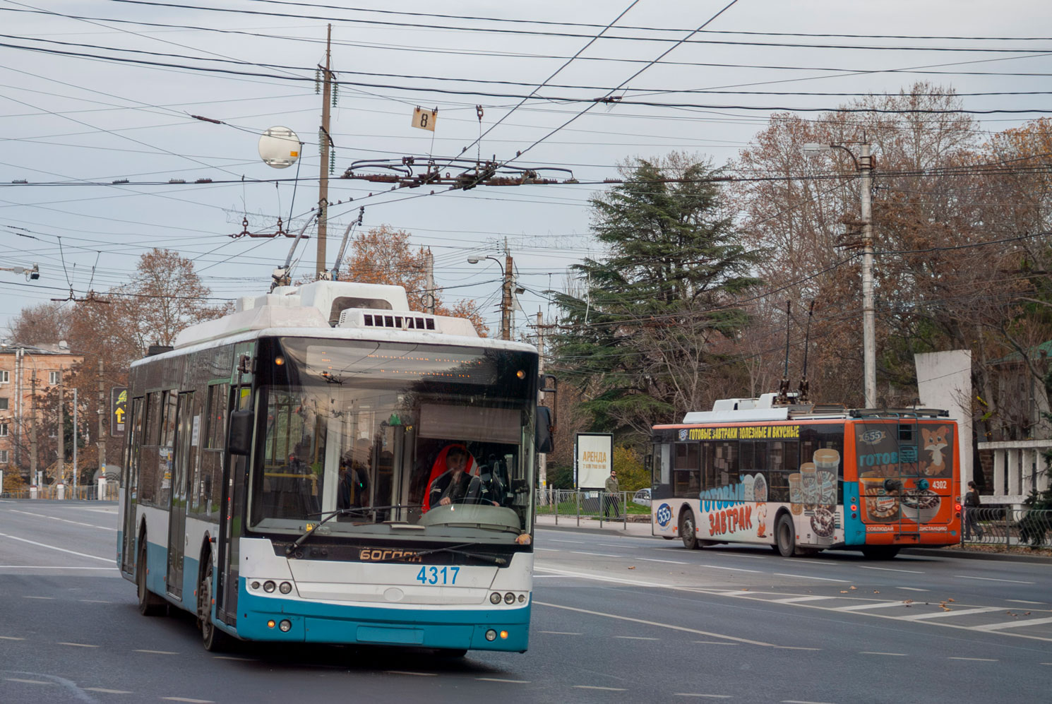 Крымский троллейбус, Богдан Т70110 № 4317