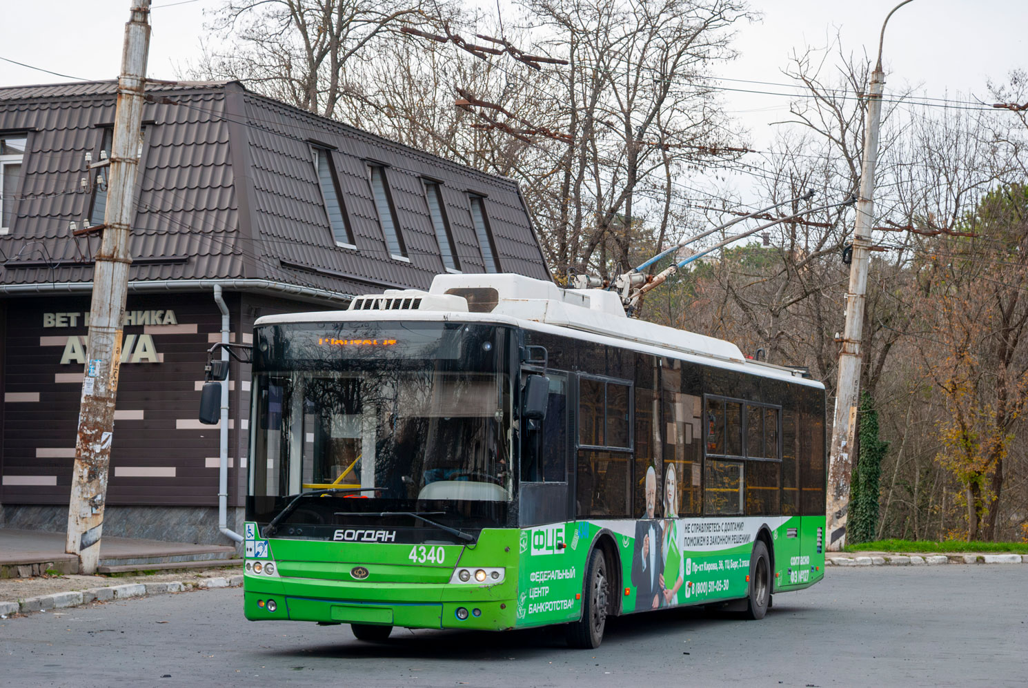 Крымский троллейбус, Богдан Т70110 № 4340