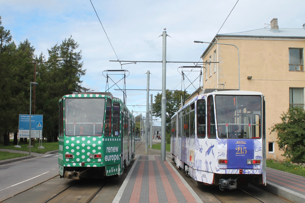 Tallinn, Tatra KT4D č. 147; Tallinn, Tatra KT4D č. 152