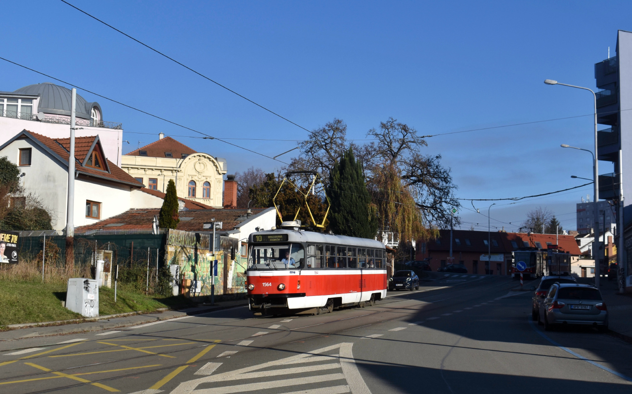 Брно, Tatra T3P № 1564