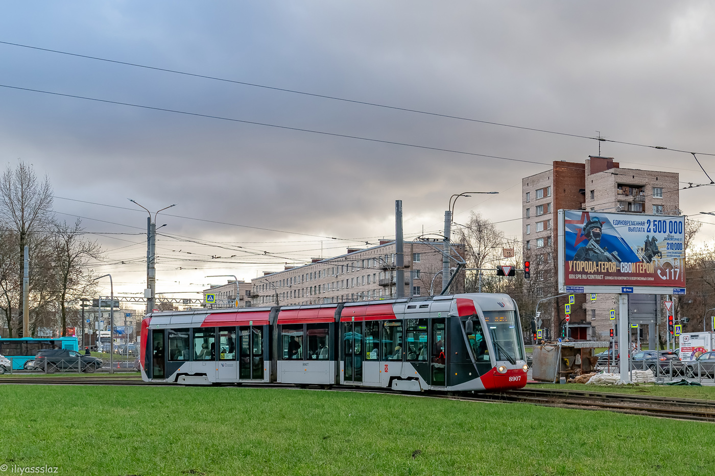 Санкт-Петербург, 71-801 (Alstom Citadis 301 CIS) № 8907