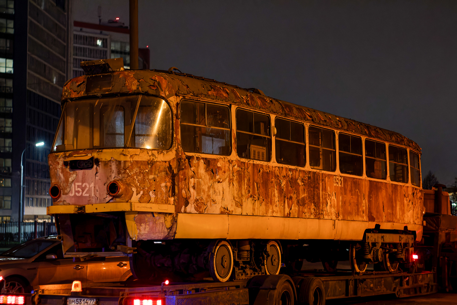 Москва, Tatra T3SU № 0521