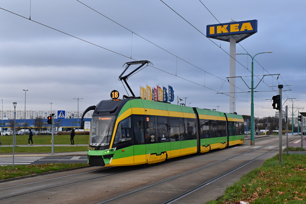 Познань, Modertrans Moderus Gamma LF 02 AC № 615