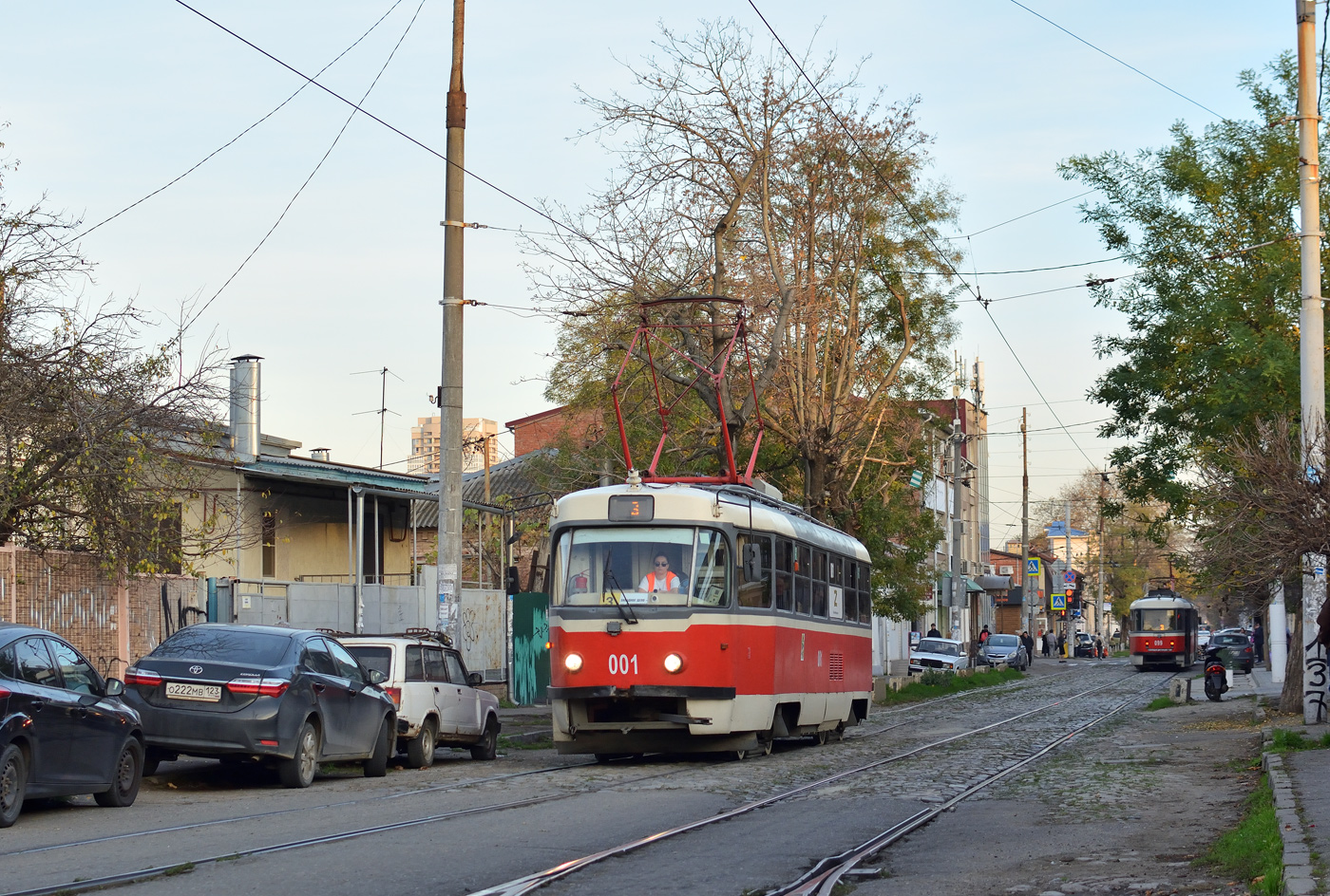Краснодар, Tatra T3SU КВР ТРЗ № 001