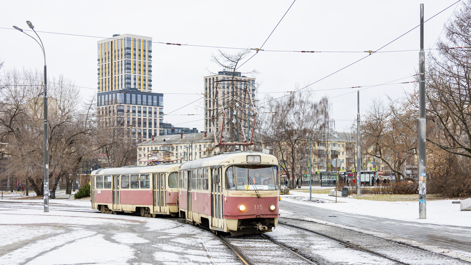 Екатеринбург, Tatra T3SU (двухдверная) № 115