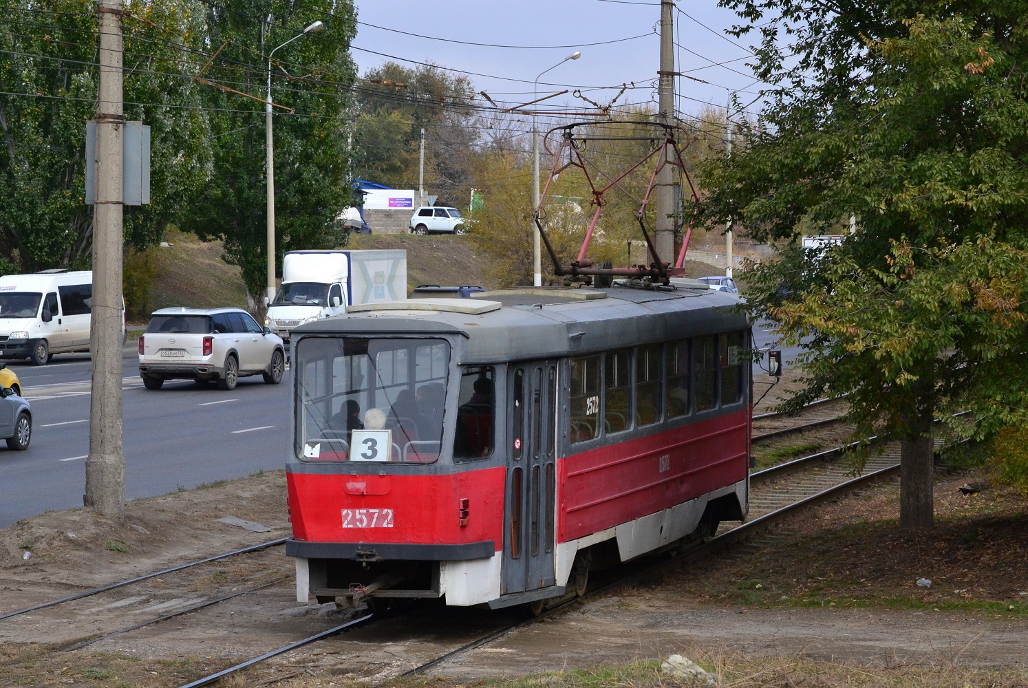 Волгоград, Tatra T3SU мод. ВЗСМ № 2572